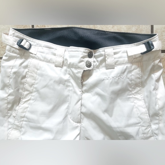 COLUMBIA CONVERT WATERPROOF TECH SKI SNOW PANTS WOMENS XS REGULAR WHITE LINED - Picture 2 of 8